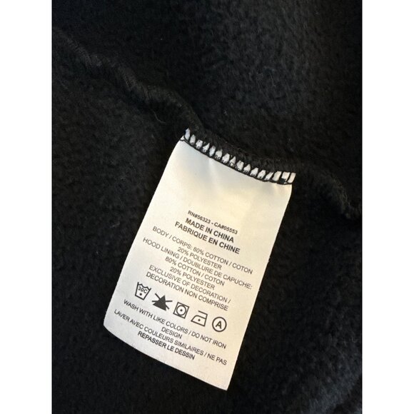 Air Jordan Nike Mens Full-Zip Hoodie Black W/ Gold Logo & Sleeve Print L - Picture 8 of 12